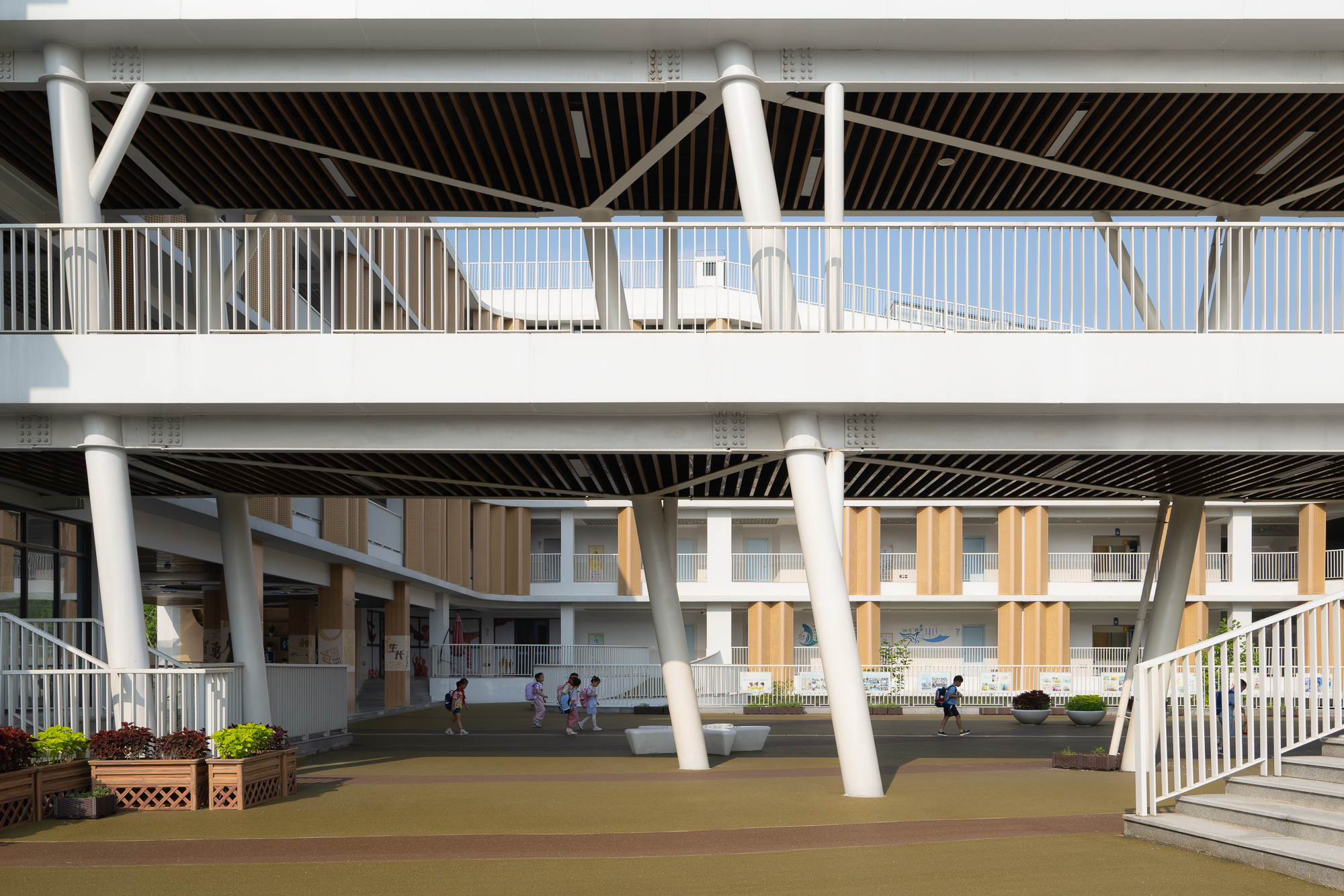 浙大院新作：以阶梯弥合边界，杭州市上塘单元小学 -9