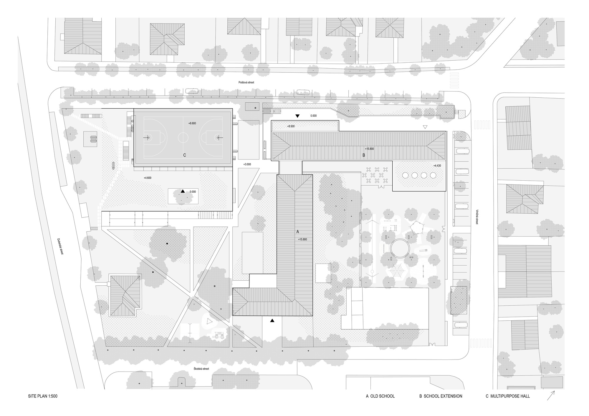 小学扩建  新学校亭阁与多功能厅丨斯洛伐克丨Bakyta architekti-70