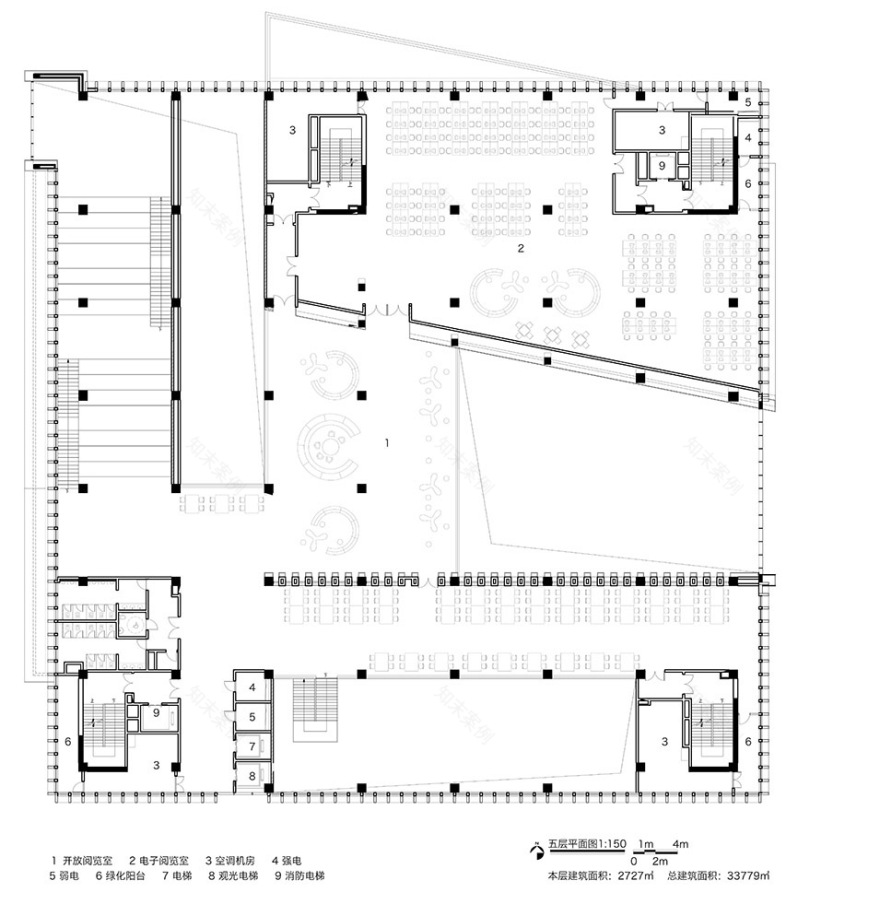漯河食品职业学院图书信息综合楼消化知识的容器丨中国漯河丨华南理工大学建筑设计研究院有限公司-94