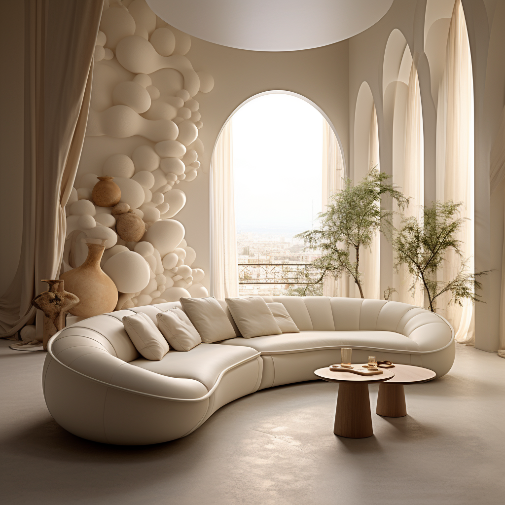 奶油风通透空间-3