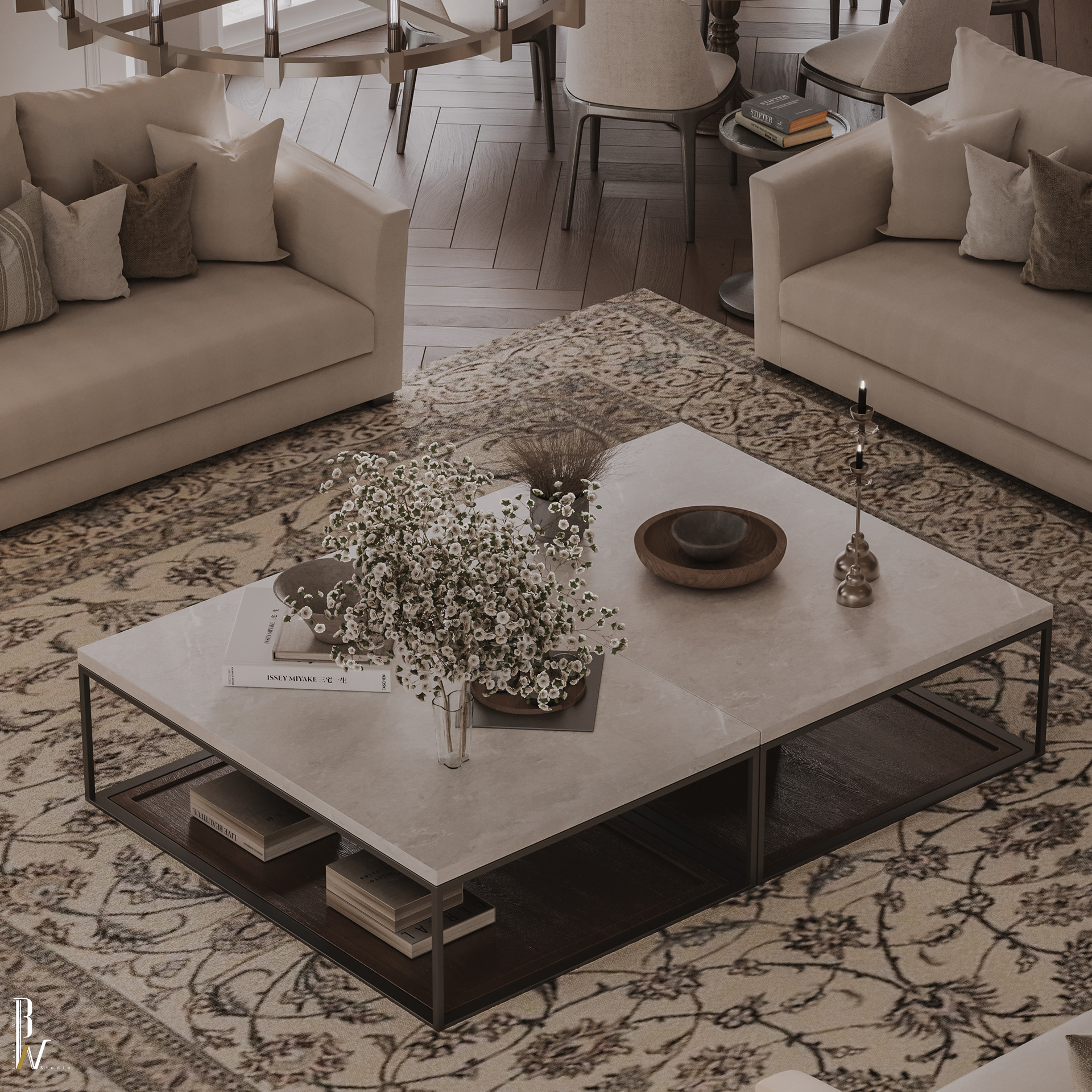 居住区域设计丨美国丨Black N White-14