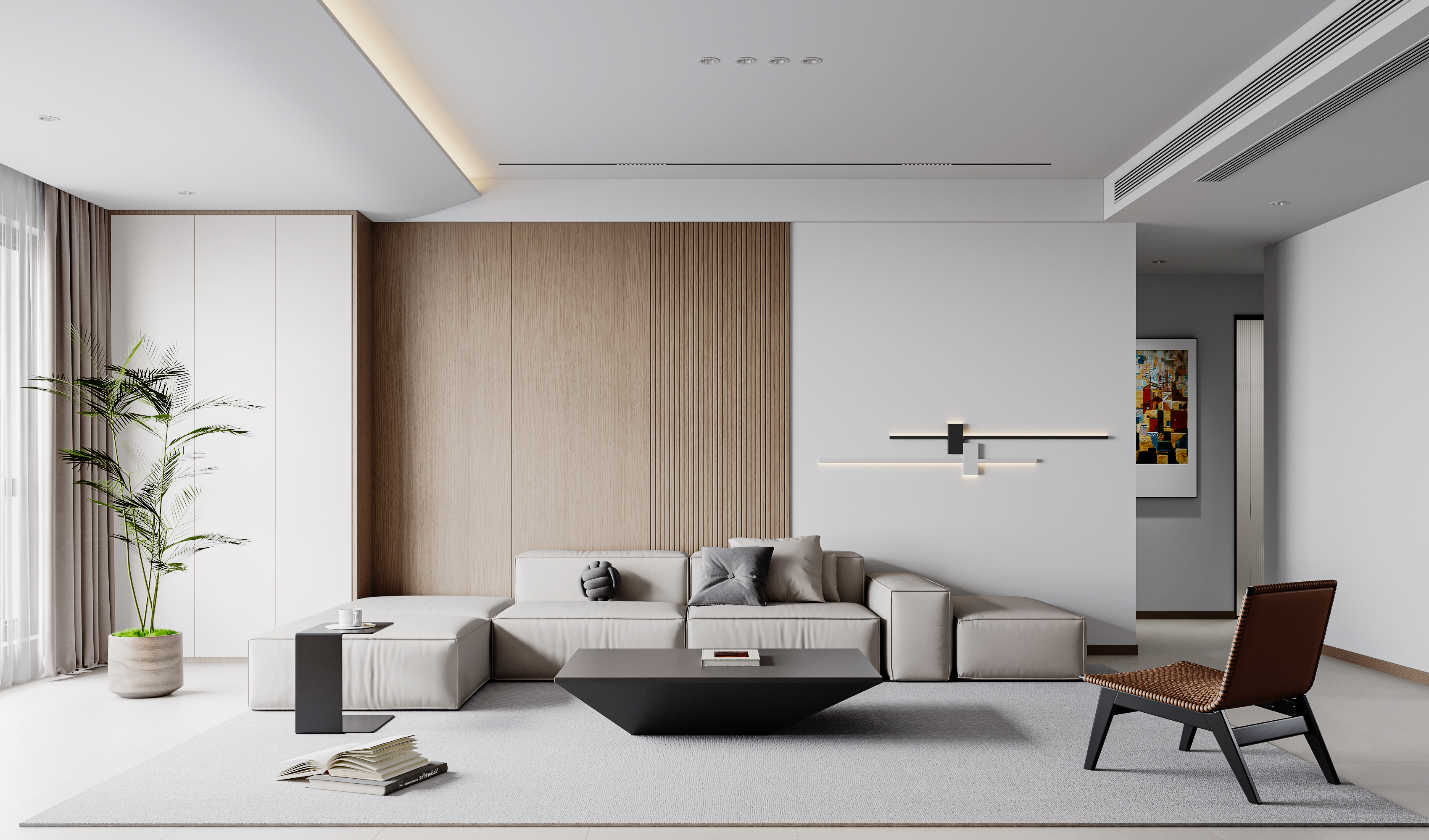 现代简约样板间-7