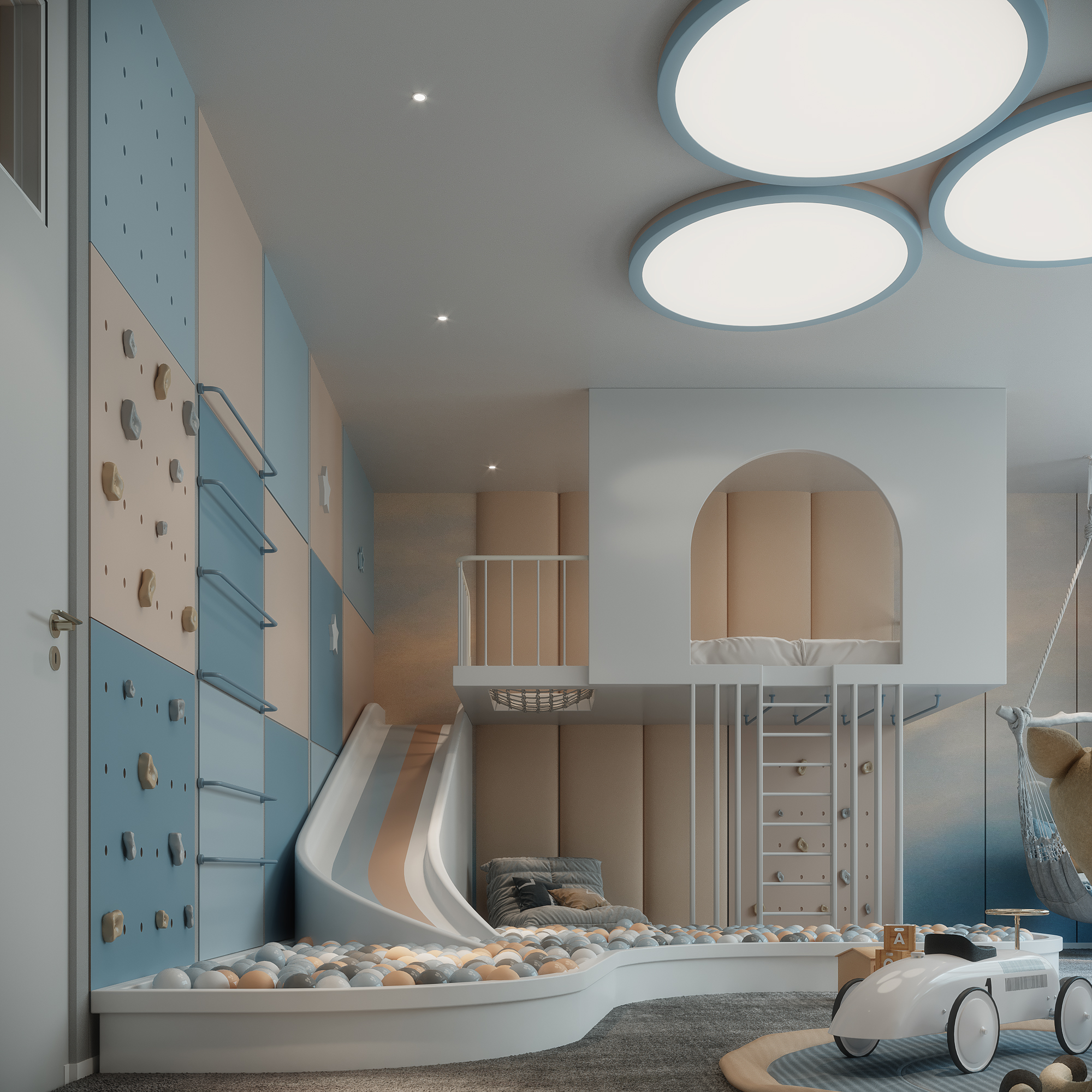 儿童游戏室设计丨沙特阿拉伯丨Mariam Samir-12