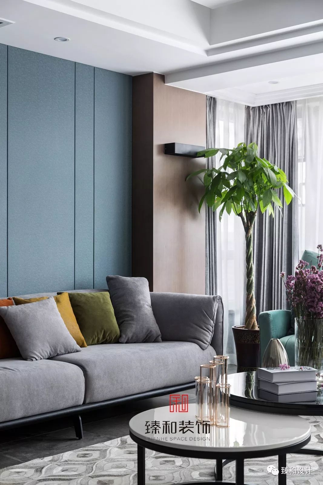 现代舟山海洲新天地家居设计，温暖色彩与空间完美融合-17