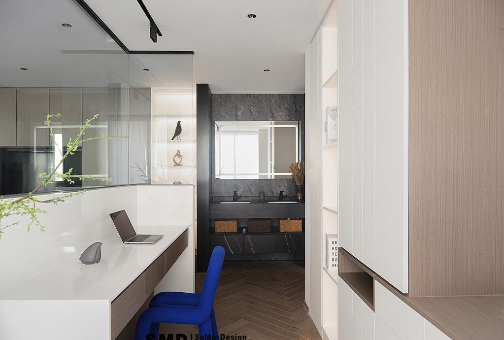 手枪户型平层改造丨上木设计-14