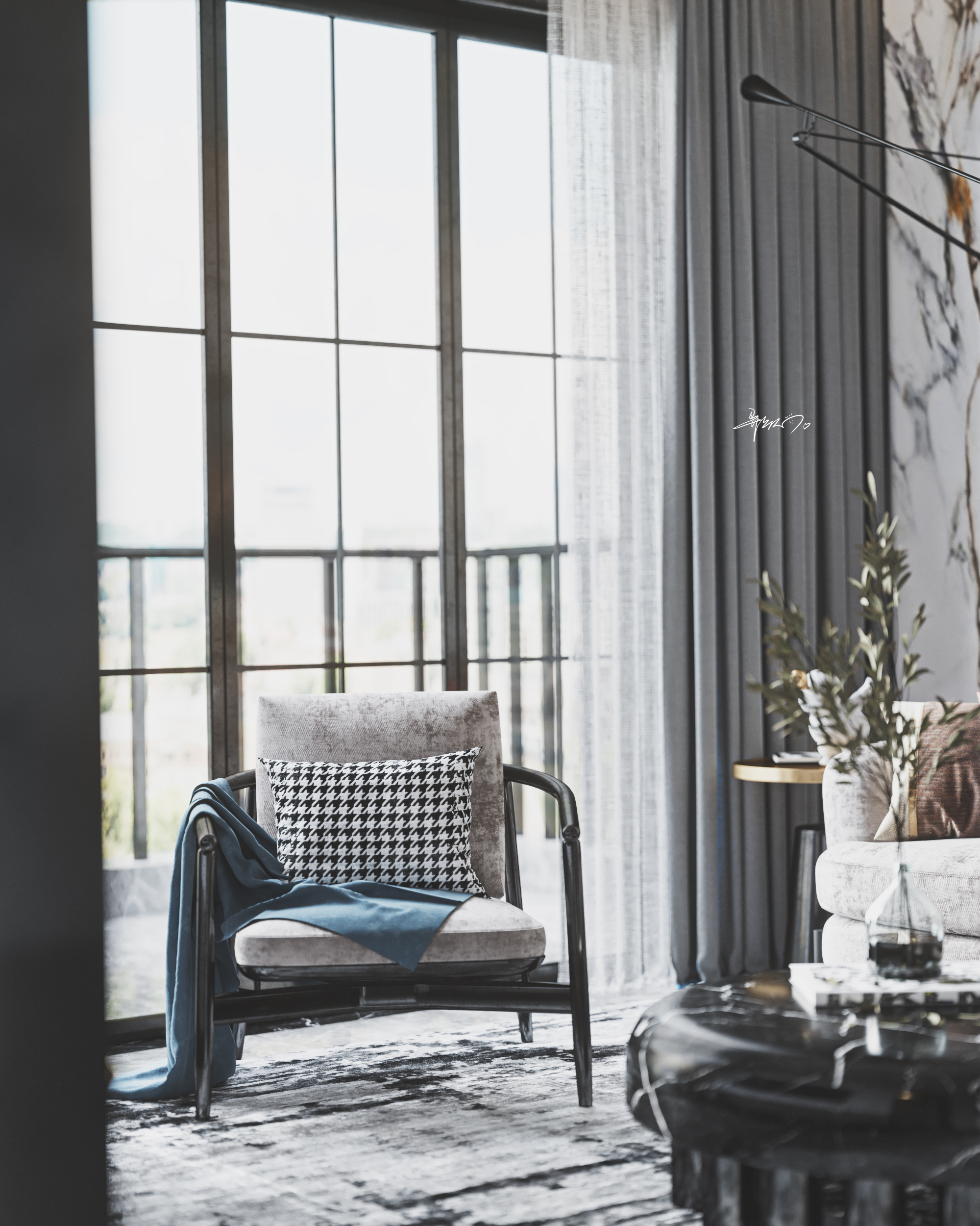 现代美式风格打造舒适生活空间-20