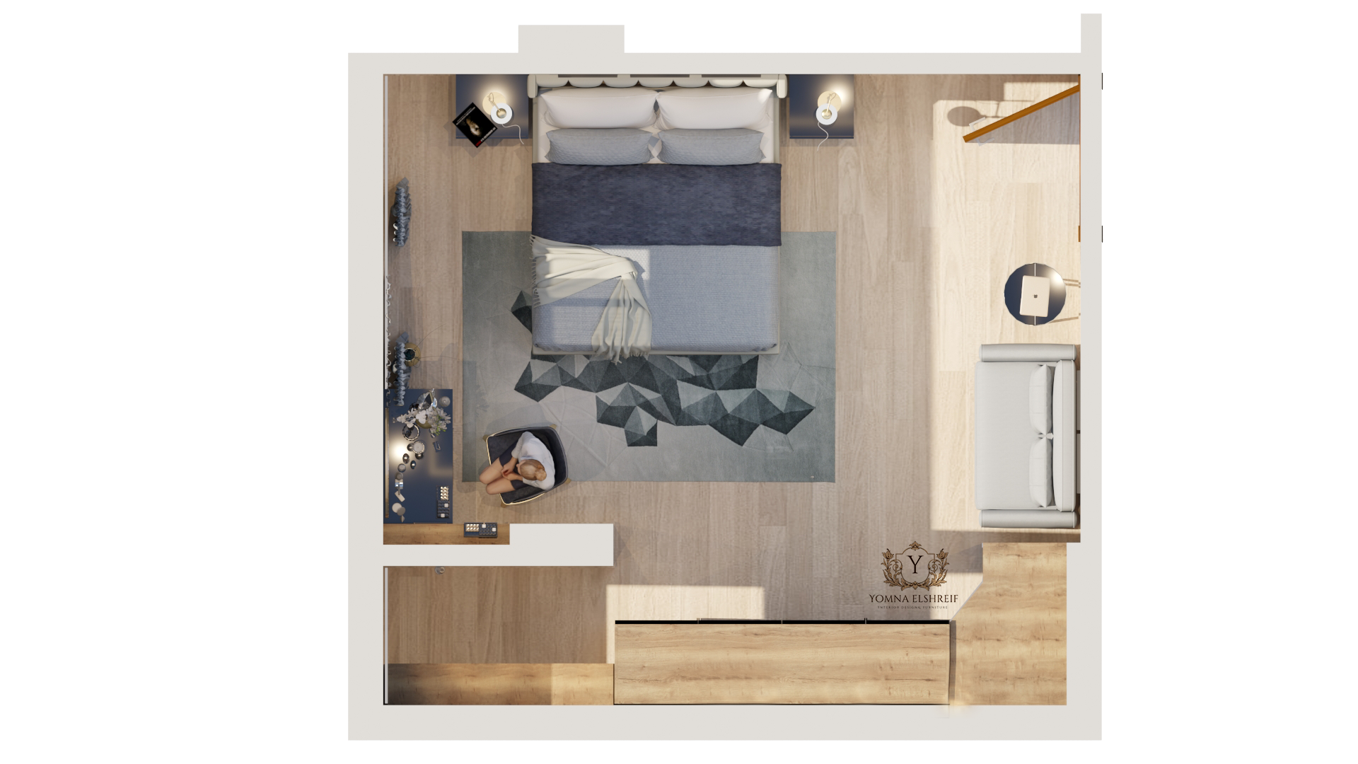 LUXURY MASTER BEDROOM 设计-11