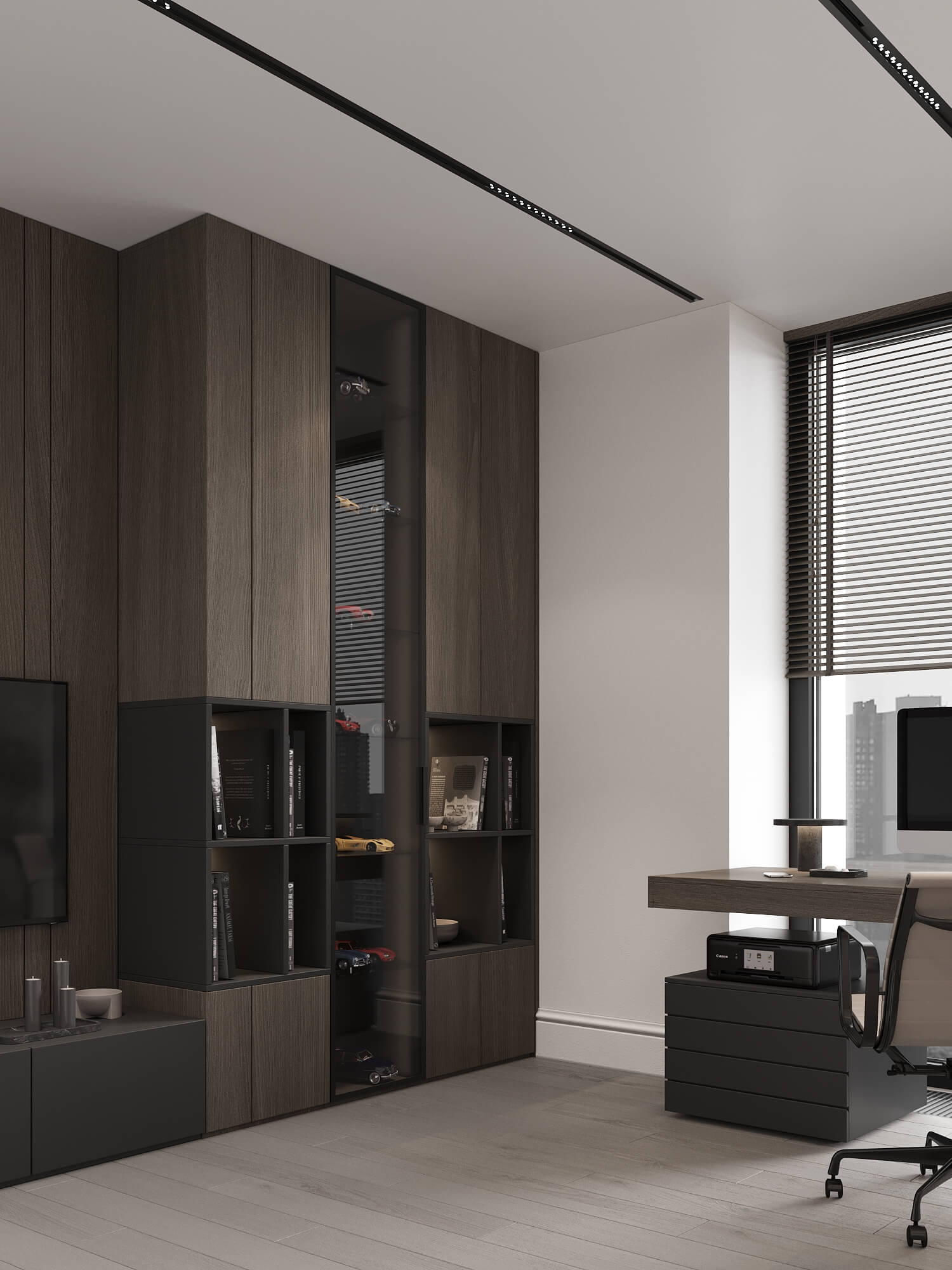 90㎡高级灰色系公寓设计 至素至简，气质非凡！-50