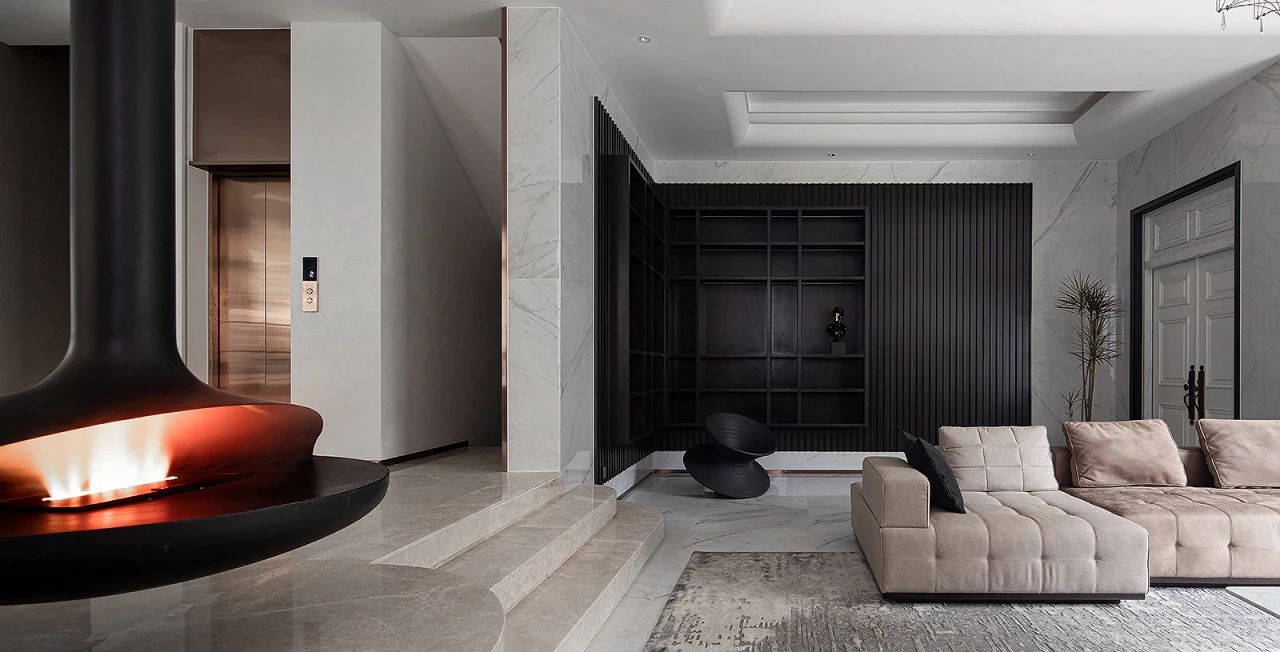 杭州钱塘江畔诗意别墅丨中国杭州丨尚层装饰(北京)有限公司-3