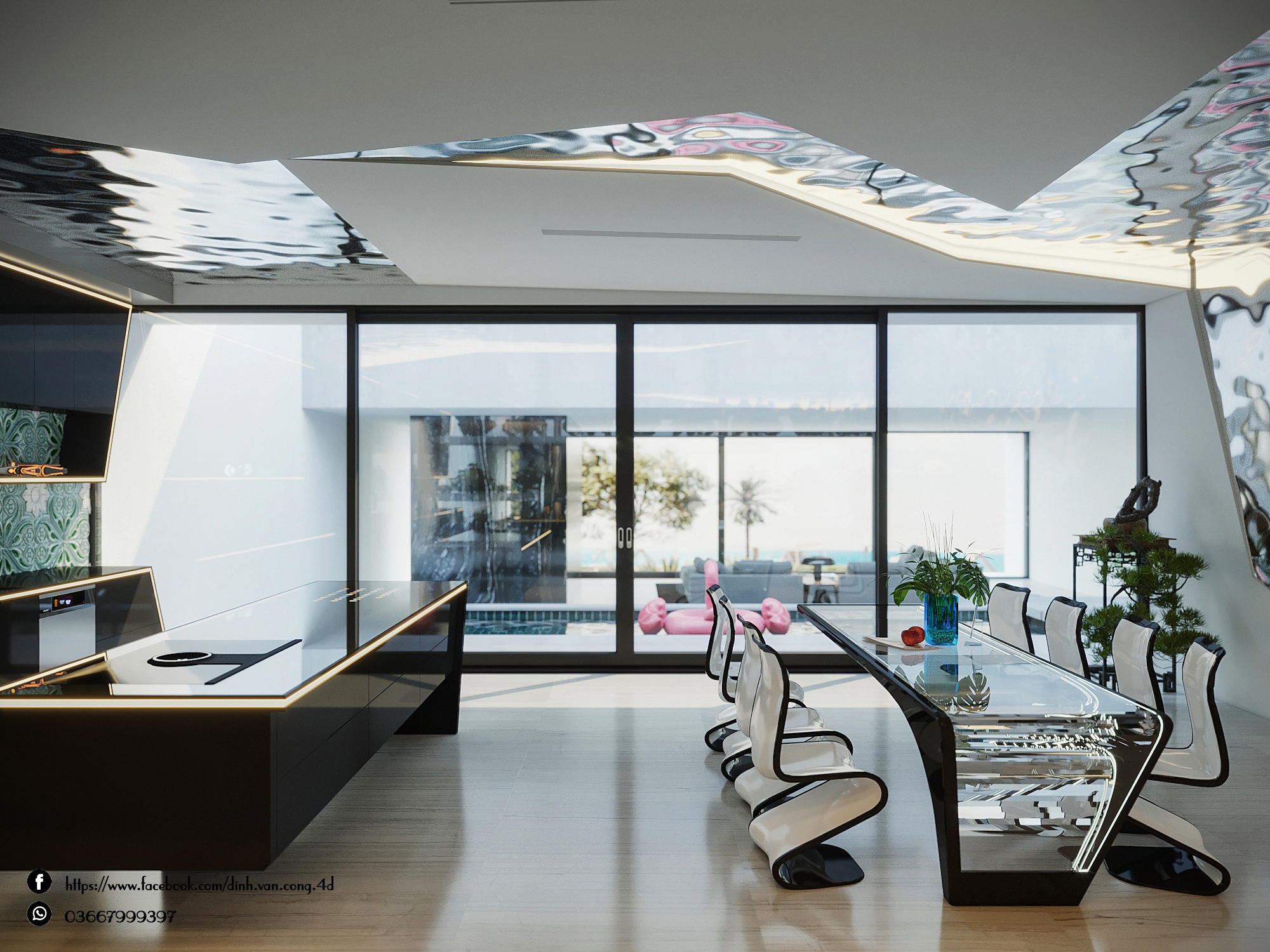 现代与未来主义厨房-3