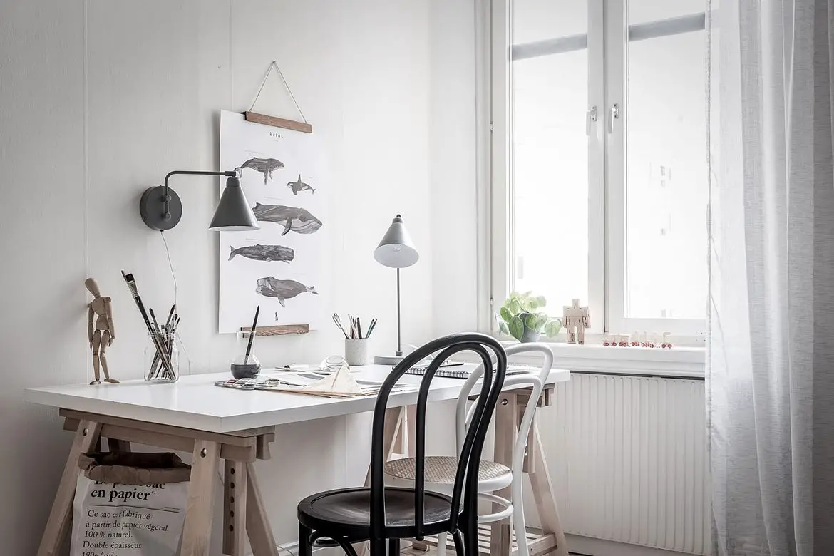 瑞典 113 平米中性色调家庭公寓-12