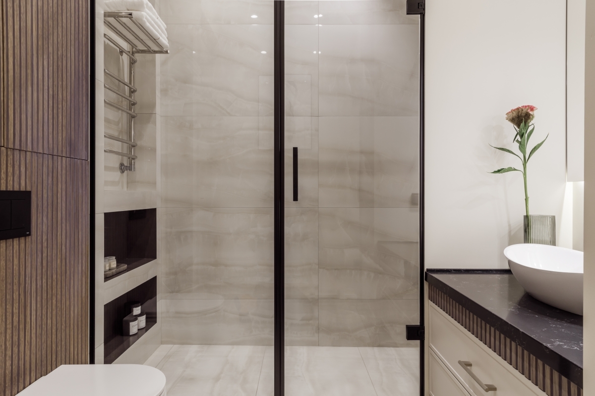 莫斯科郊外带露台的年轻家庭公寓设计丨俄罗斯莫斯科丨设计师安娜·马克西莫娃-23