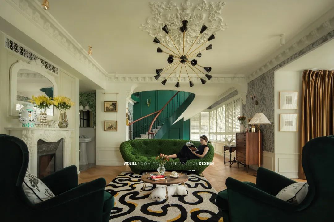 蝴蝶庄园 · 绿色中古风情的私宅设计丨中国长沙丨无见设计-4