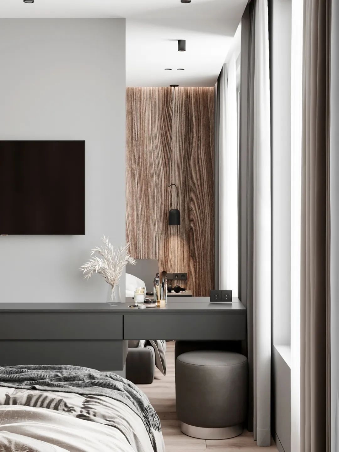 木灰色简约公寓丨Marina Bessmertnaya-47