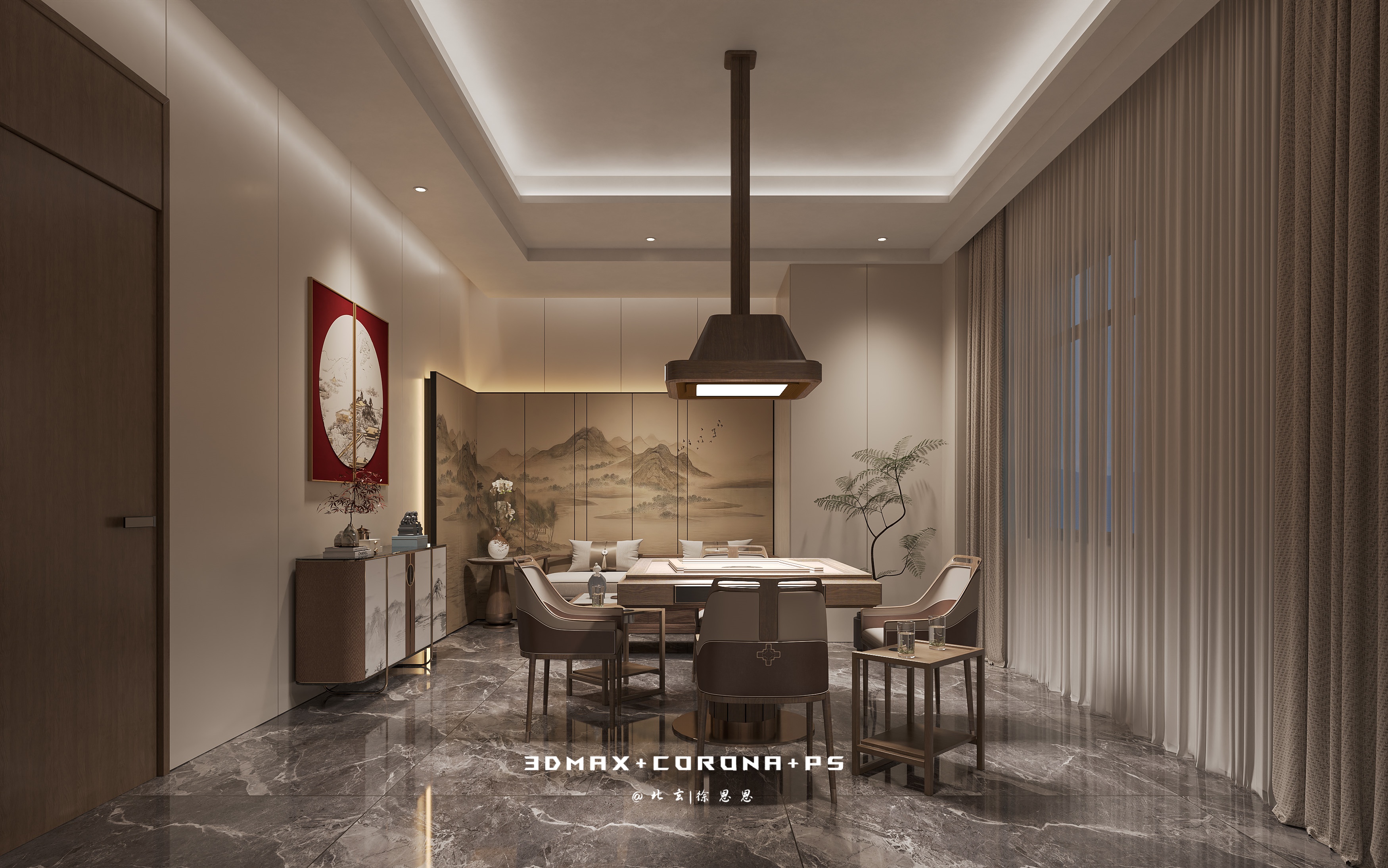 会所 | 墨韵竹风，私享静谧-9