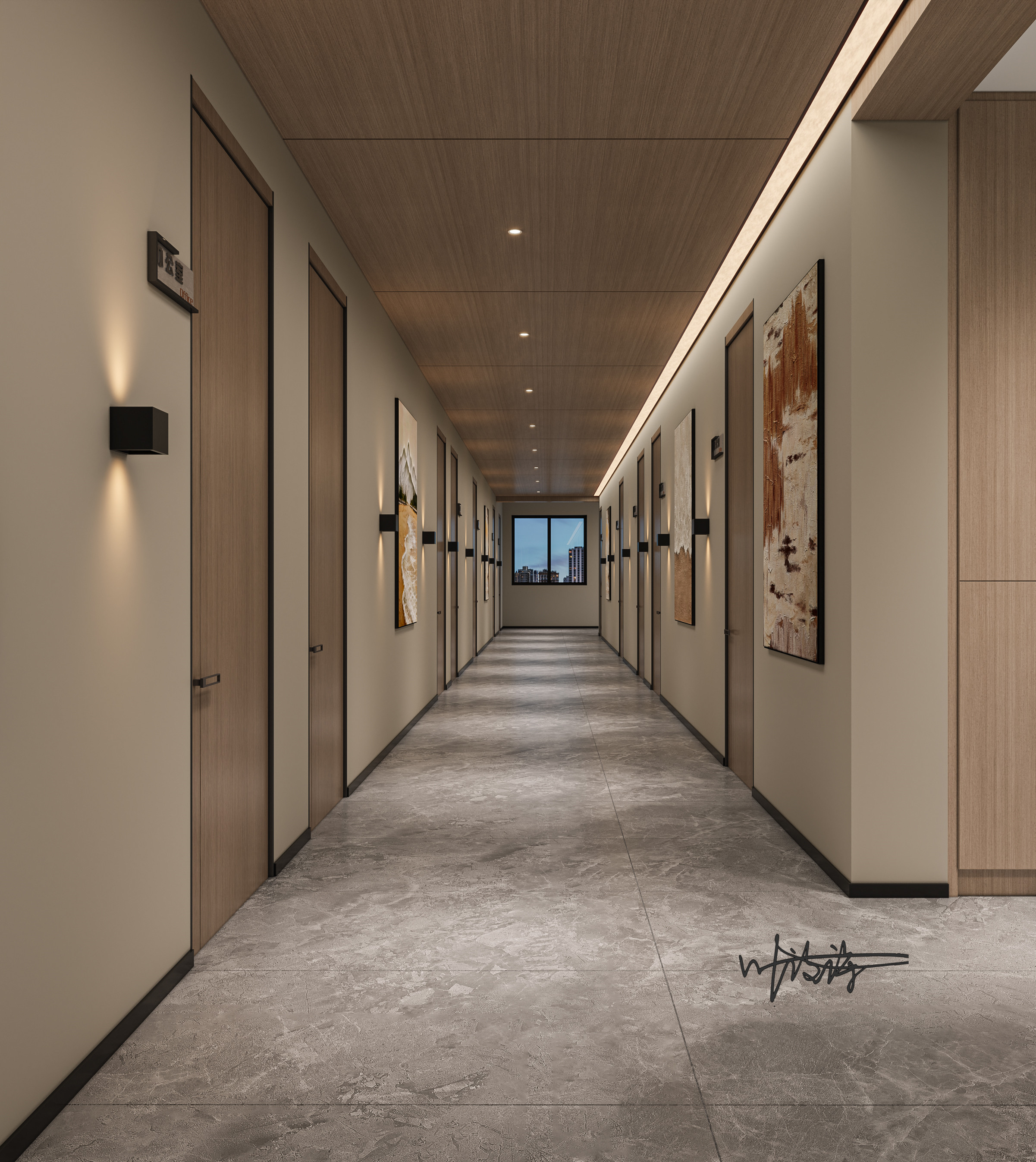 办公空间|办公楼空间设计-11