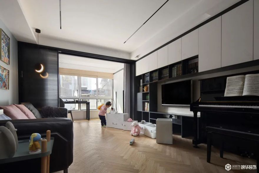 二胎家庭的 128㎡空间极致利用丨锦华装饰-27