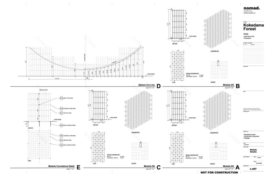 悬浮绿洲·美国费城 Kokedama Forest 装置设计丨Nomad Studio-28