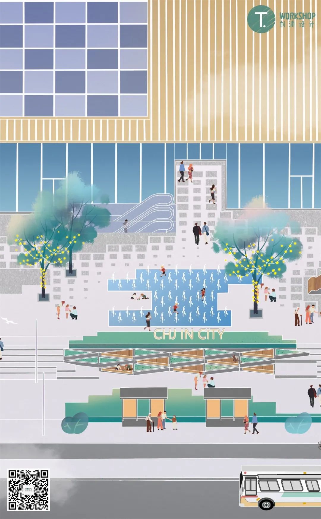 漕河泾印象城 · 地铁上盖商办综合体的活力景观丨中国上海丨创浦景观设计(上海)有限公司-3