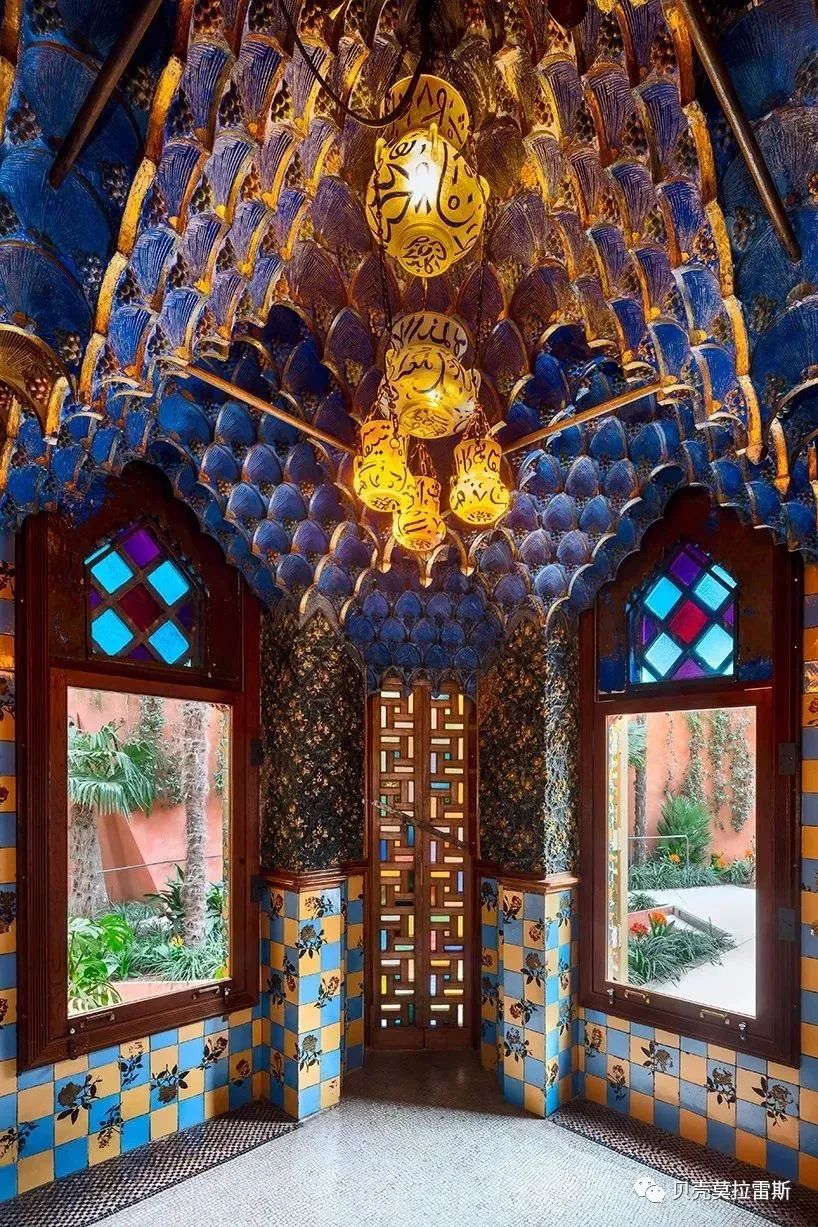 高迪的彩色瓷砖世界——巴塞罗那的维森斯之家-52