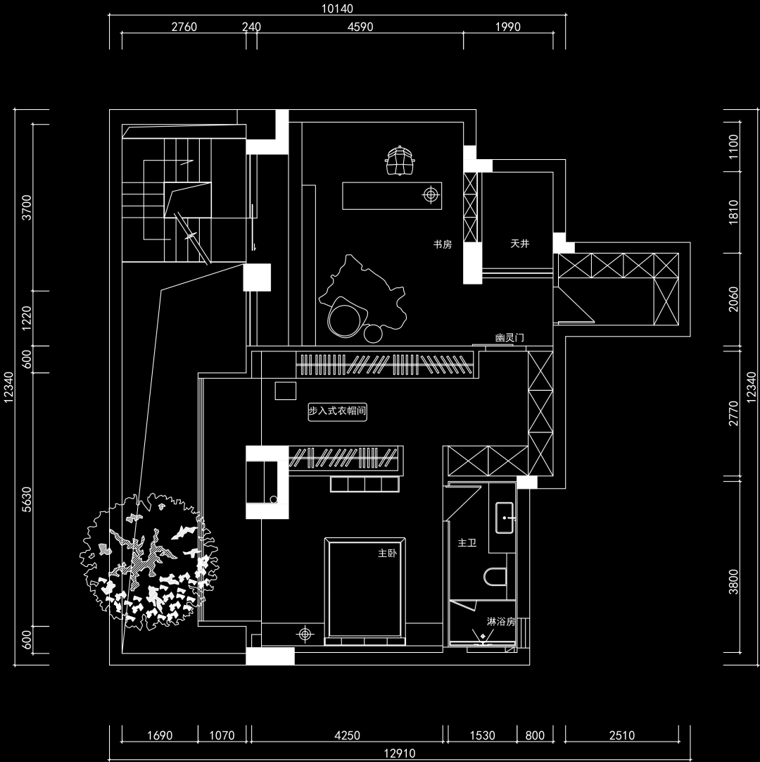 500m²极简风住宅设计丨中国长沙丨周笙笙全案设计工作室-5