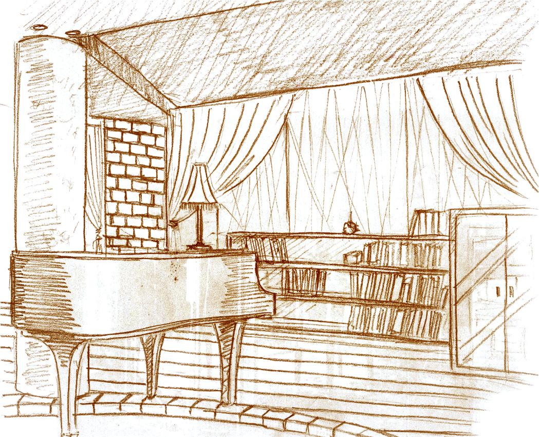 瑞 RED Lounge 时尚天花布置-13