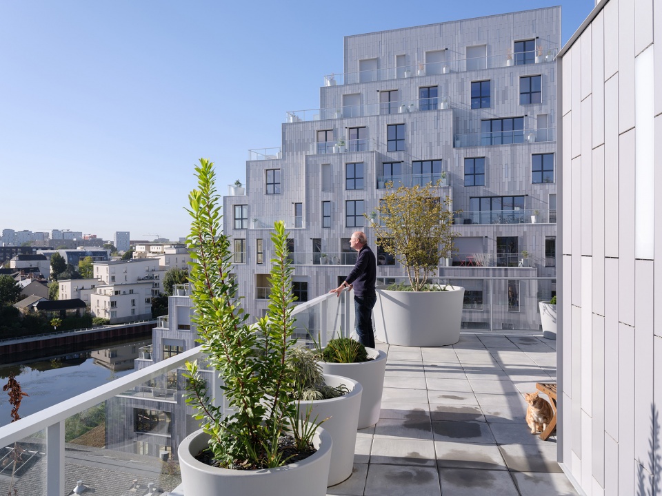 法国雷恩 Ascension Paysagère 住宅综合体 | 绿色河畔的高密度建筑设计-63
