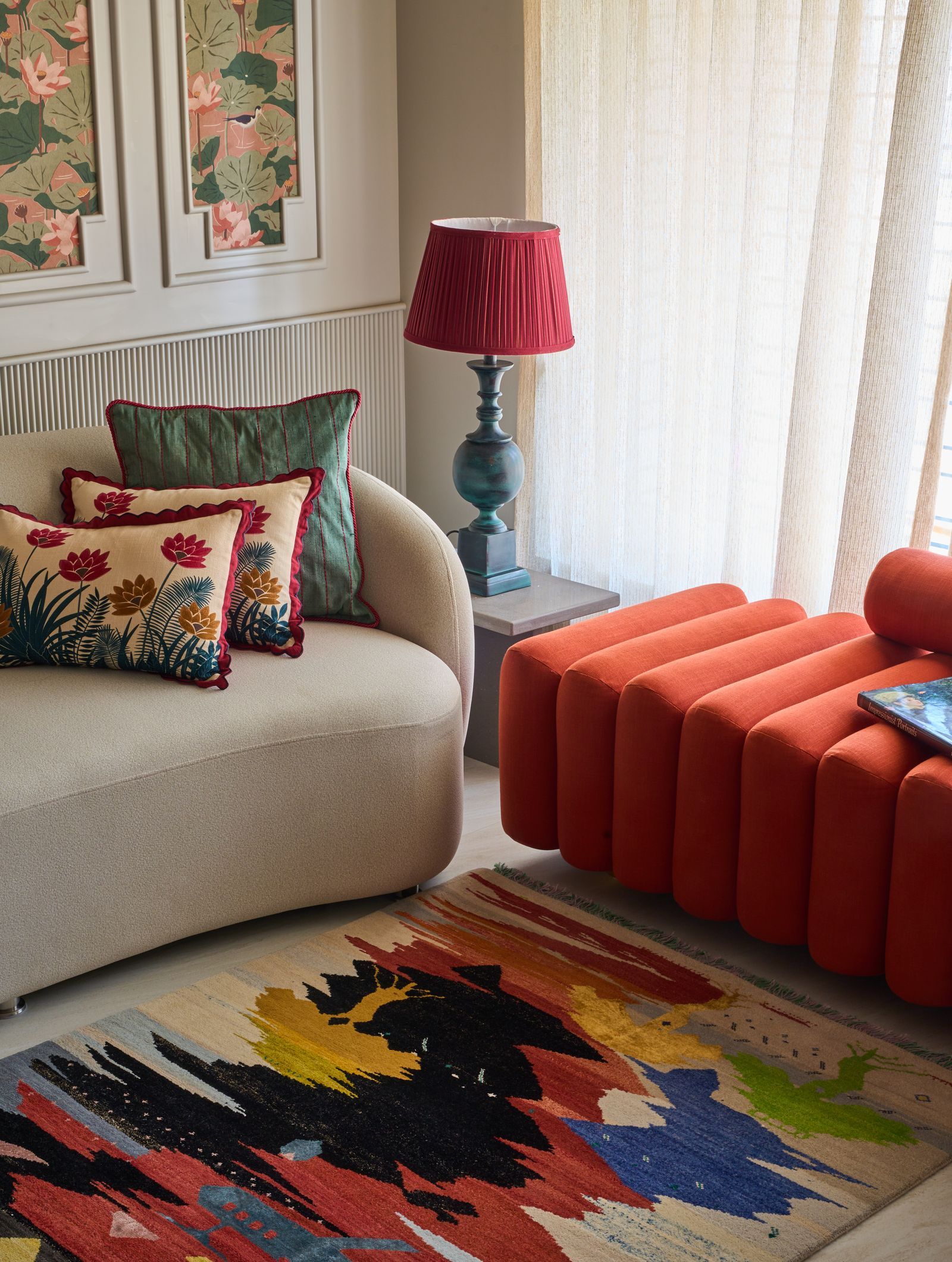 孟买2200平方英尺多彩住宅丨印度-9