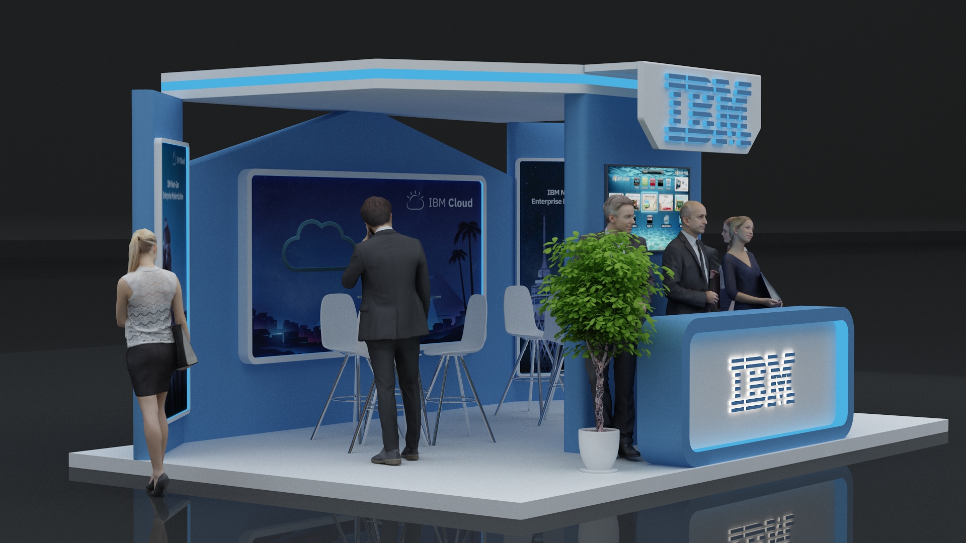 IBM Booth-3