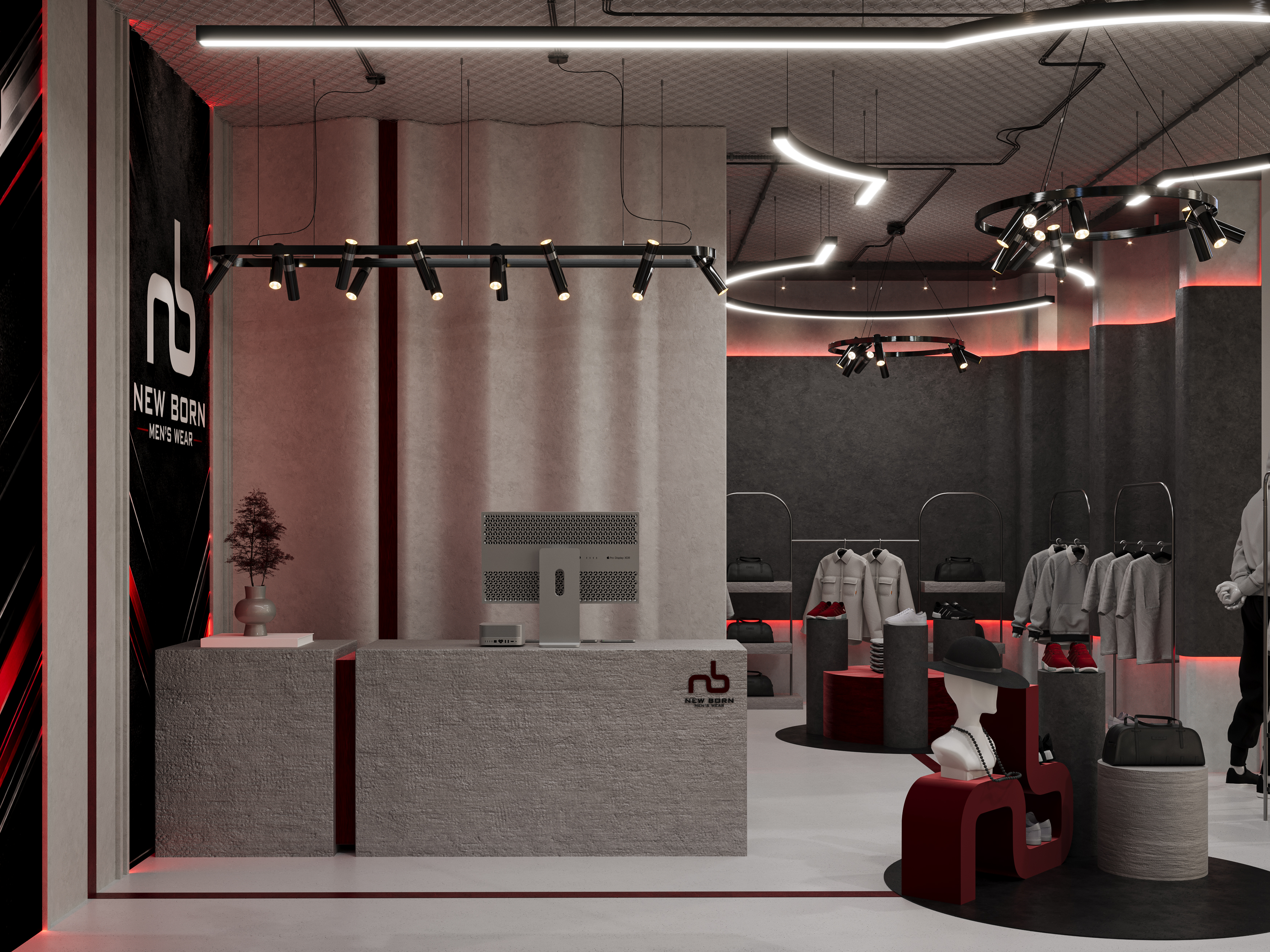 New Born | Men’s Wear Store Interior Design-1