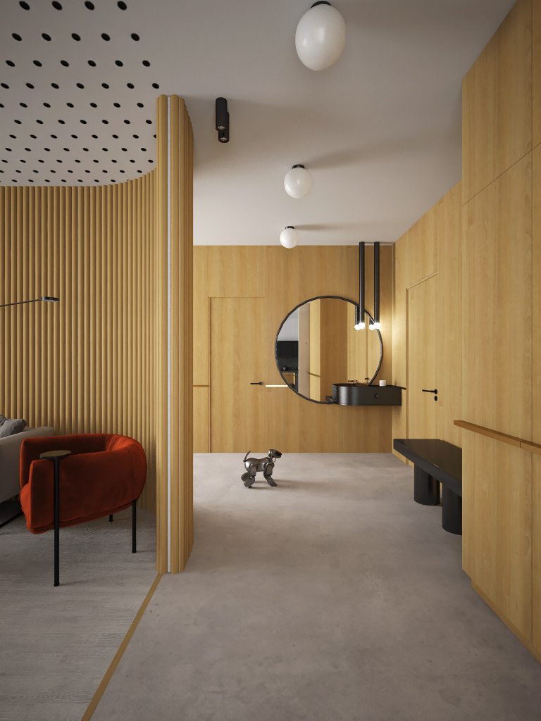 81平现代简约--动线空间                     -2