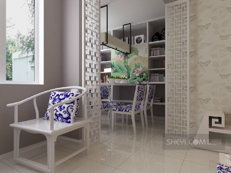 双合家园现代中式手枪户型设计-3