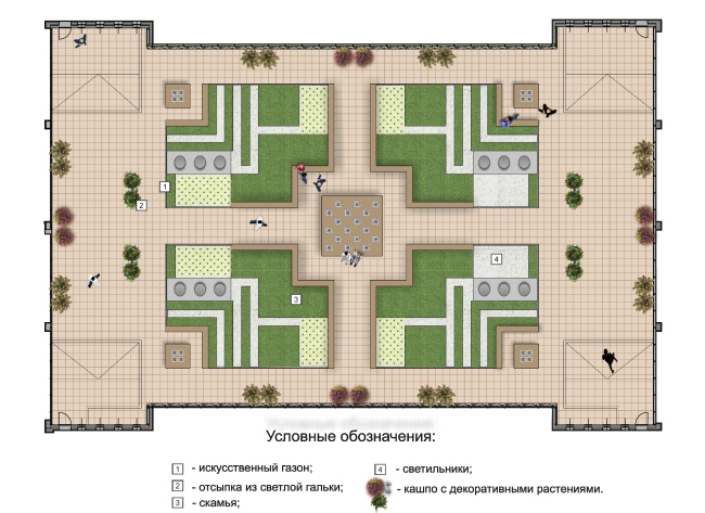 “莫斯科”酒店区域改善项目丨俄罗斯丨“Arteza”景观设计工作室-11