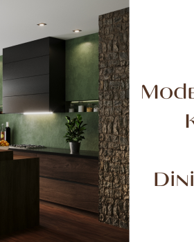 Modern Nature Kitchen & Dining Space