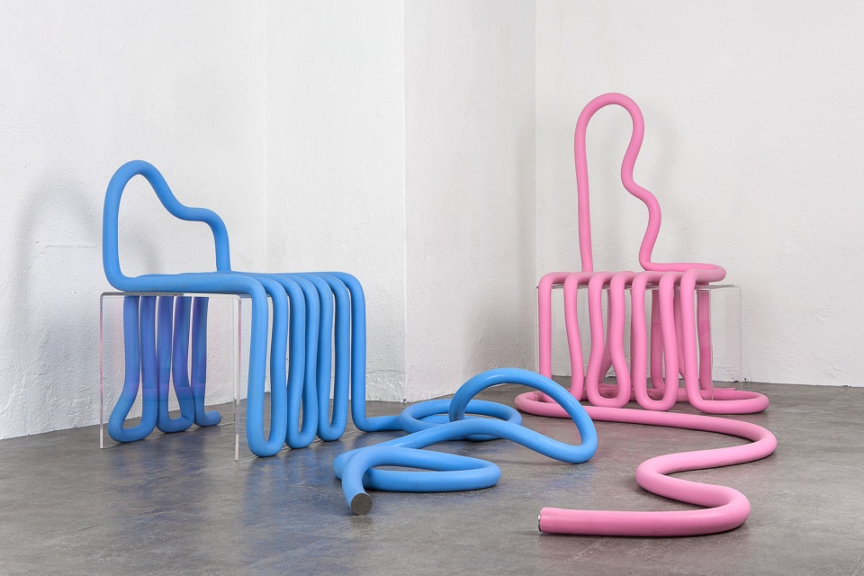 “Mono”家具系列 | 创新线型设计，硅胶管的另类应用-6