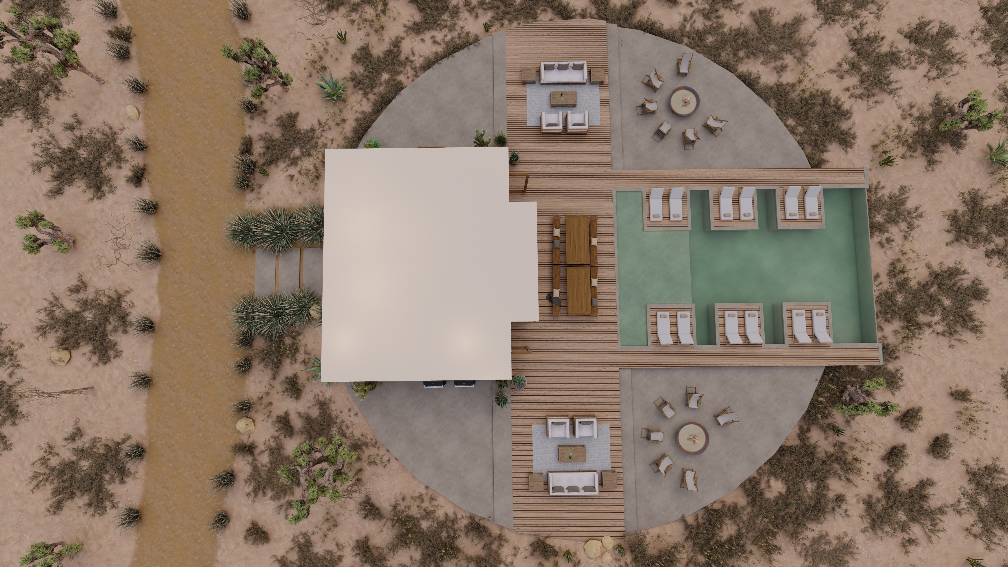 Glamping 概念设计与 3D 渲染丨美国加利福尼亚丨Elisa Felisatti-16