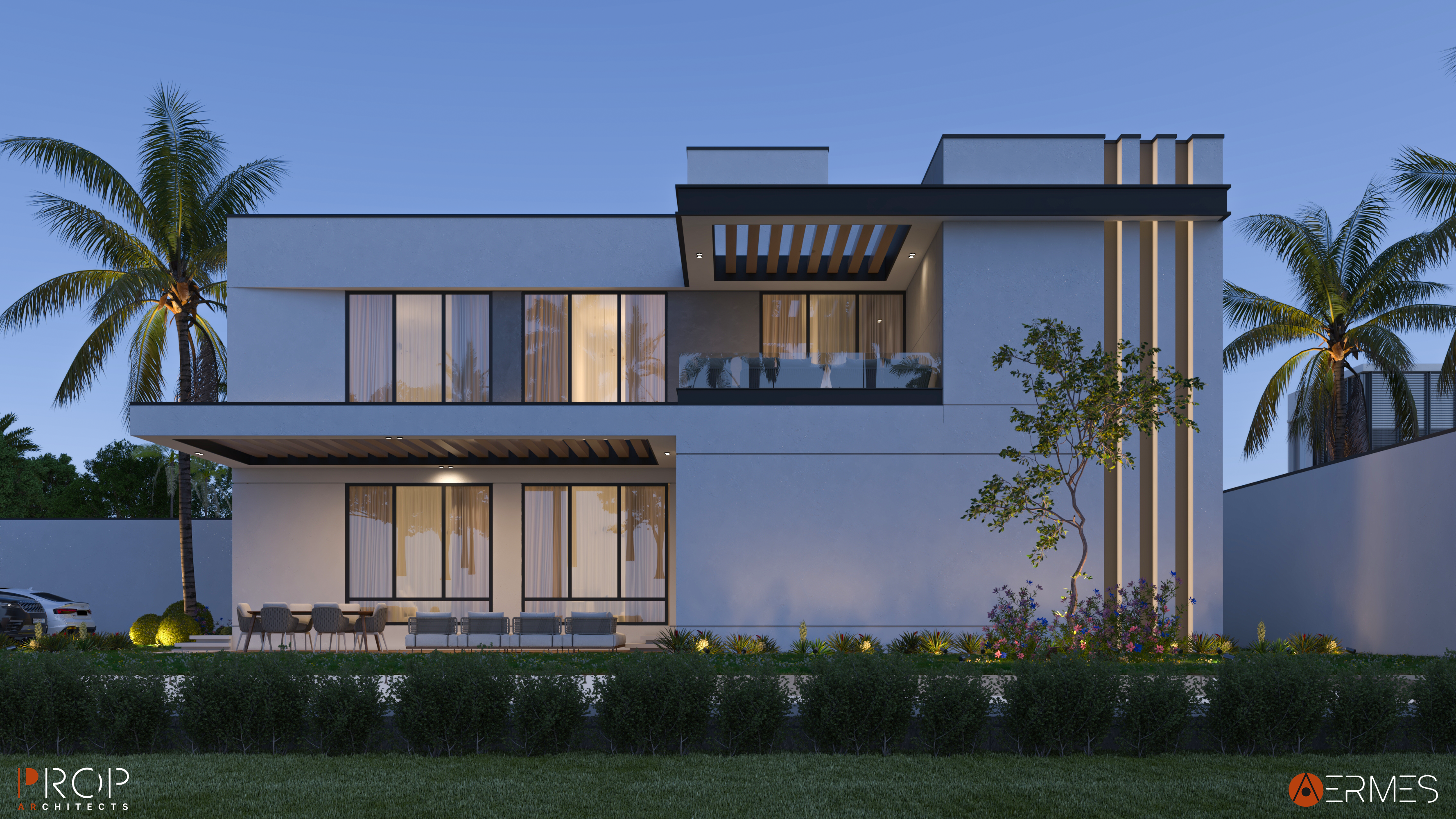 EXTERIOR VILLA（别墅外部设计项目）丨沙特阿拉伯丨PROP & AERMES ARCHITECTS-10