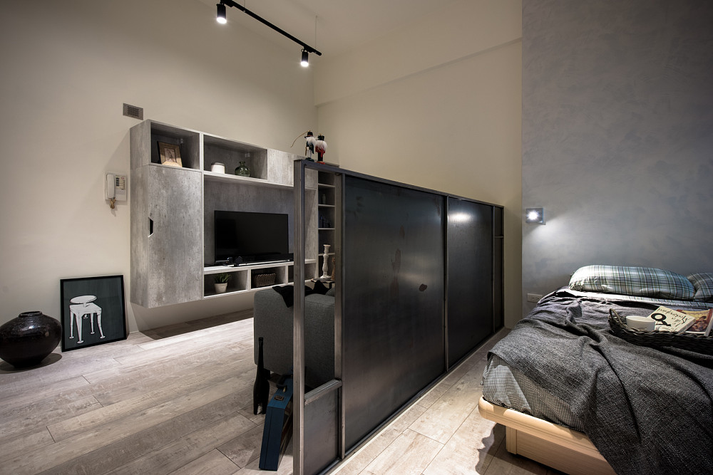 女性单身工业宅  寓子设计-2