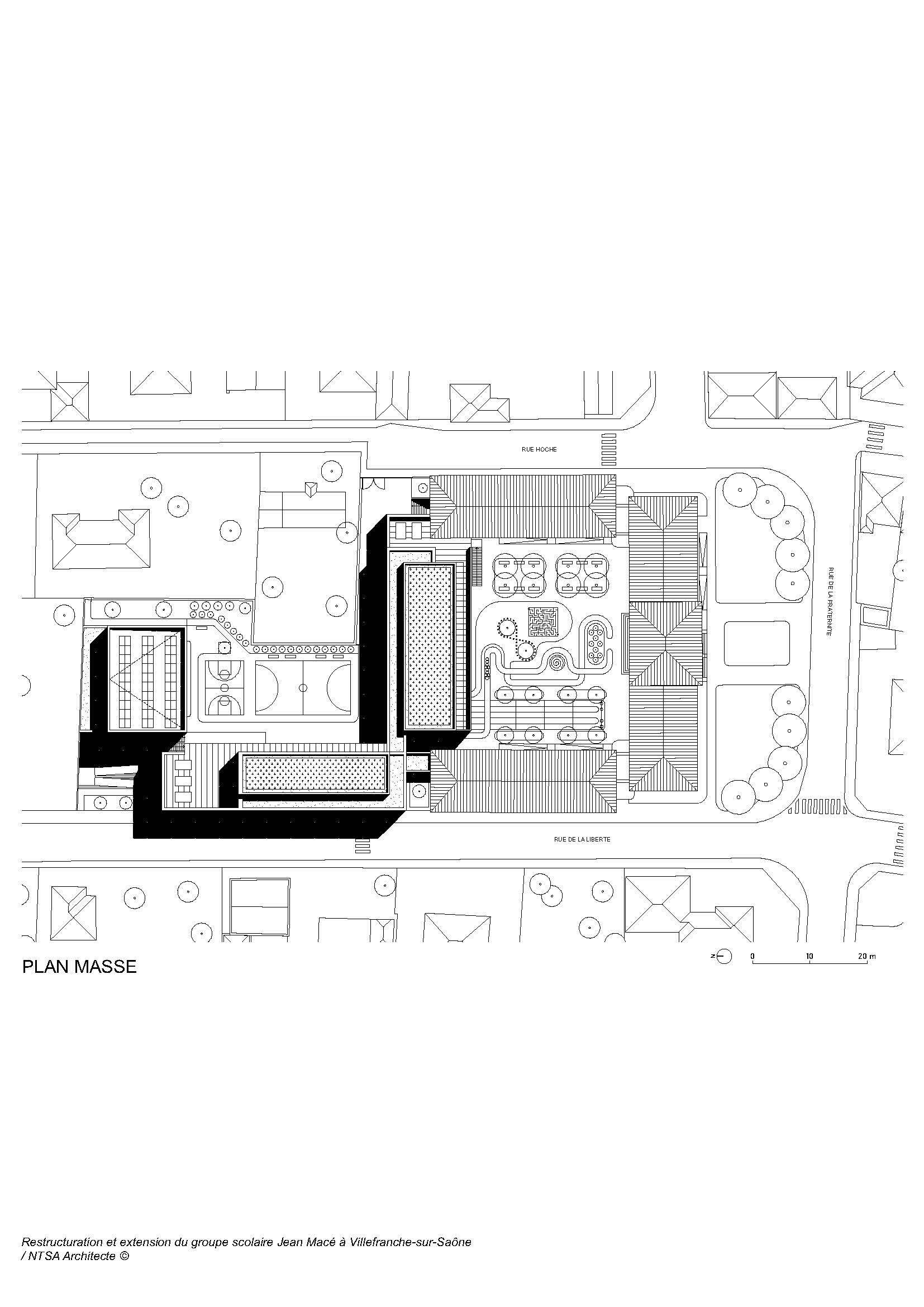 Groupe Scolaire Jean Macé 学校扩建项目丨法国丨NTSA Architectes-34