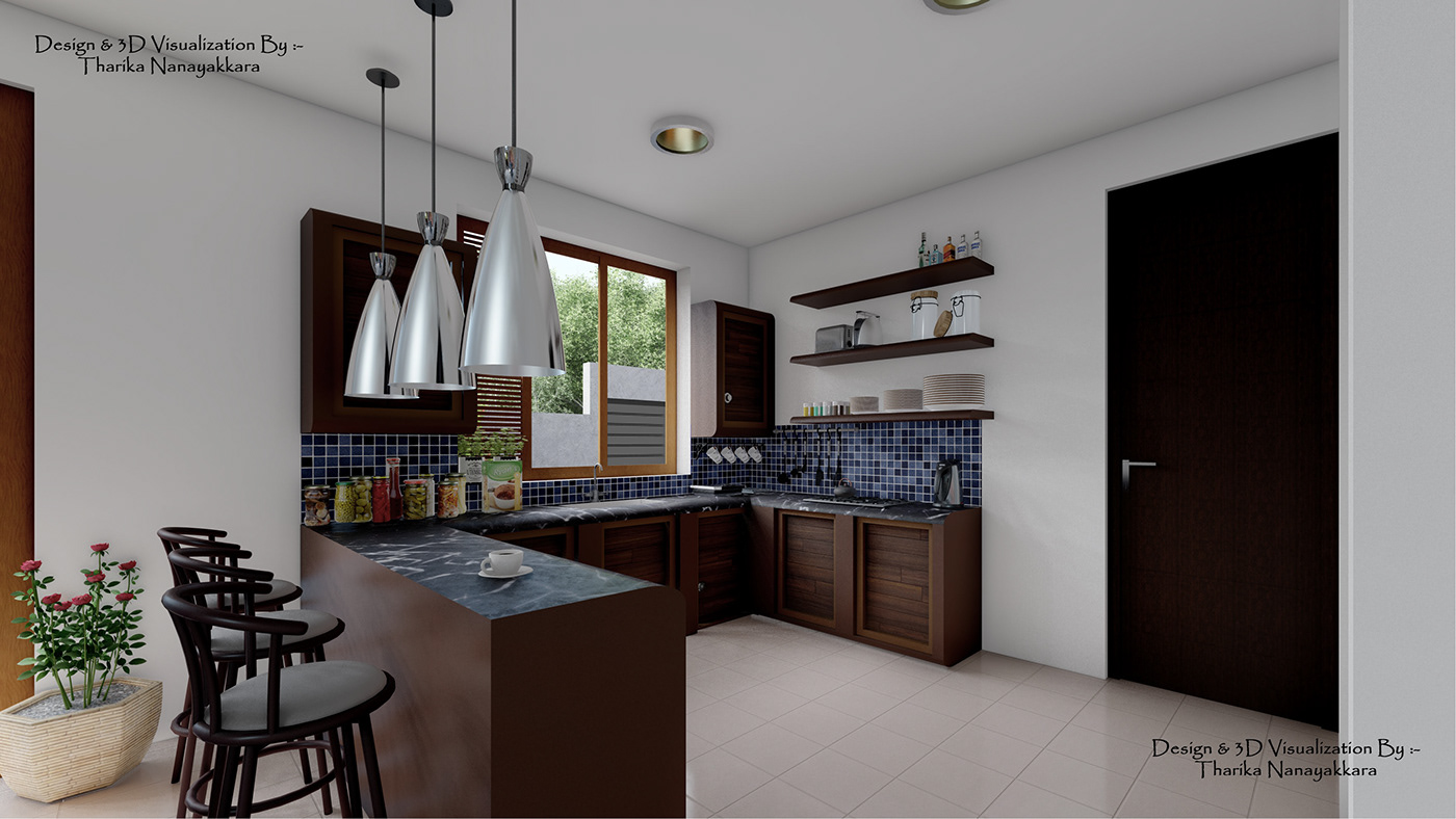 Anastasiya Gushchina丨别墅丨Proposed exterior and interior design @ Kadawatha-7