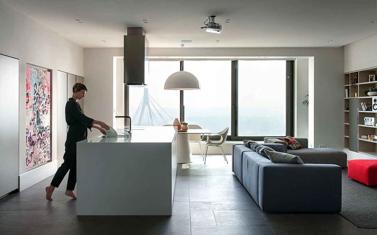 简约优雅的 78㎡一居室设计-49