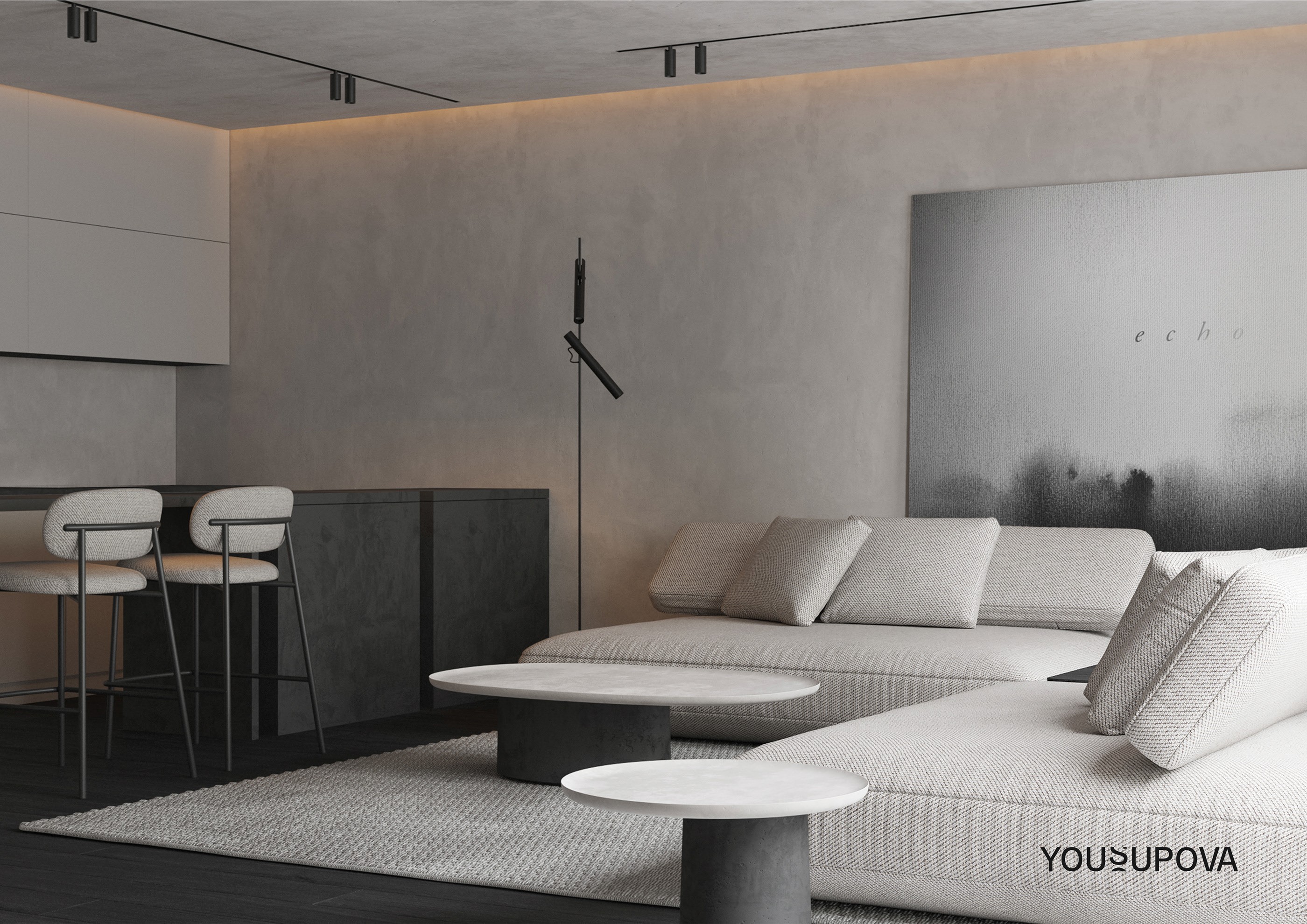 水泥灰色系 空间设计-5