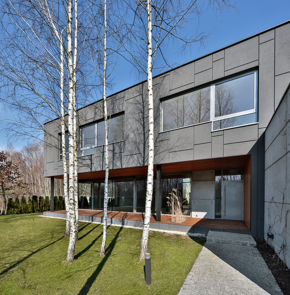 波兰 Konstancin-Jeziorna L 形节能住宅-44