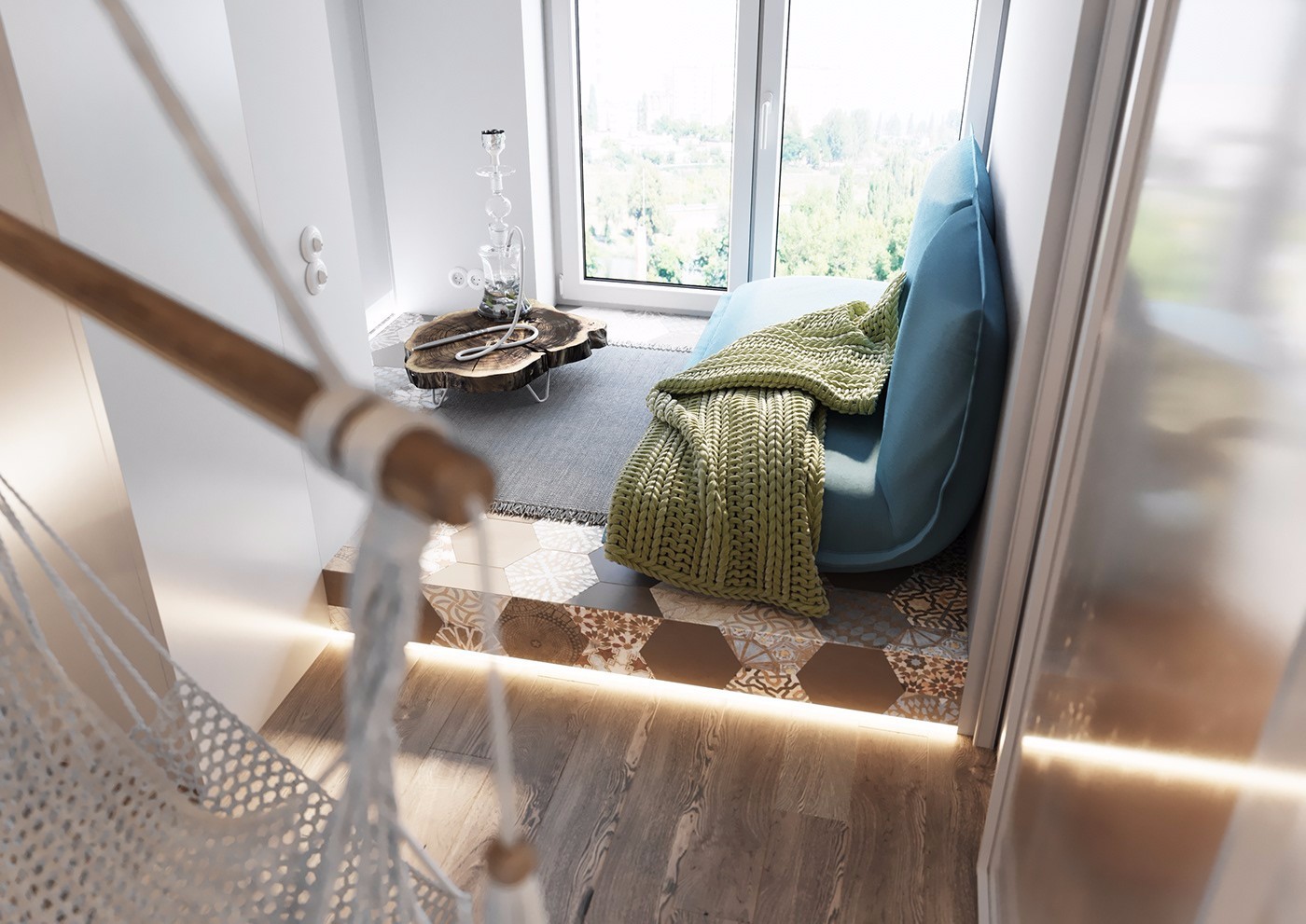 乌克兰基辅北欧风联排别墅设计-21