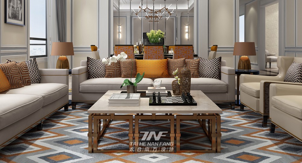 桂平凤凰城A2户型样板房  新古典雅奢-9