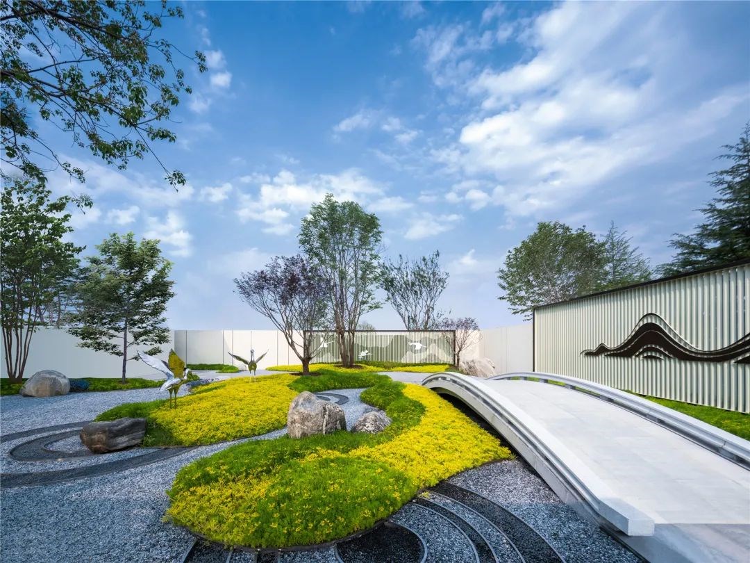 青岛天一仁和·宸璟鹭洲展示区景观-4