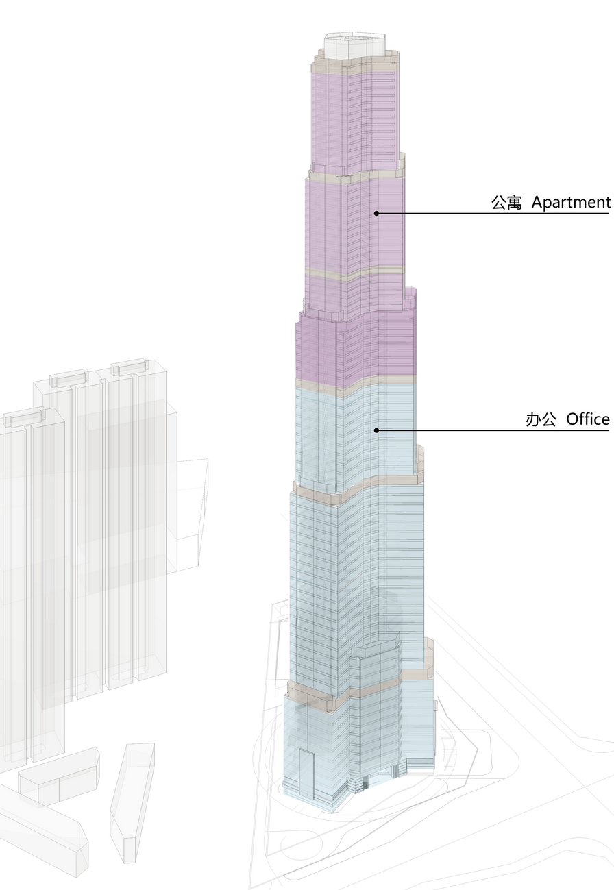 西安万达高新区超高层方案 | 传统与现代的融合-57