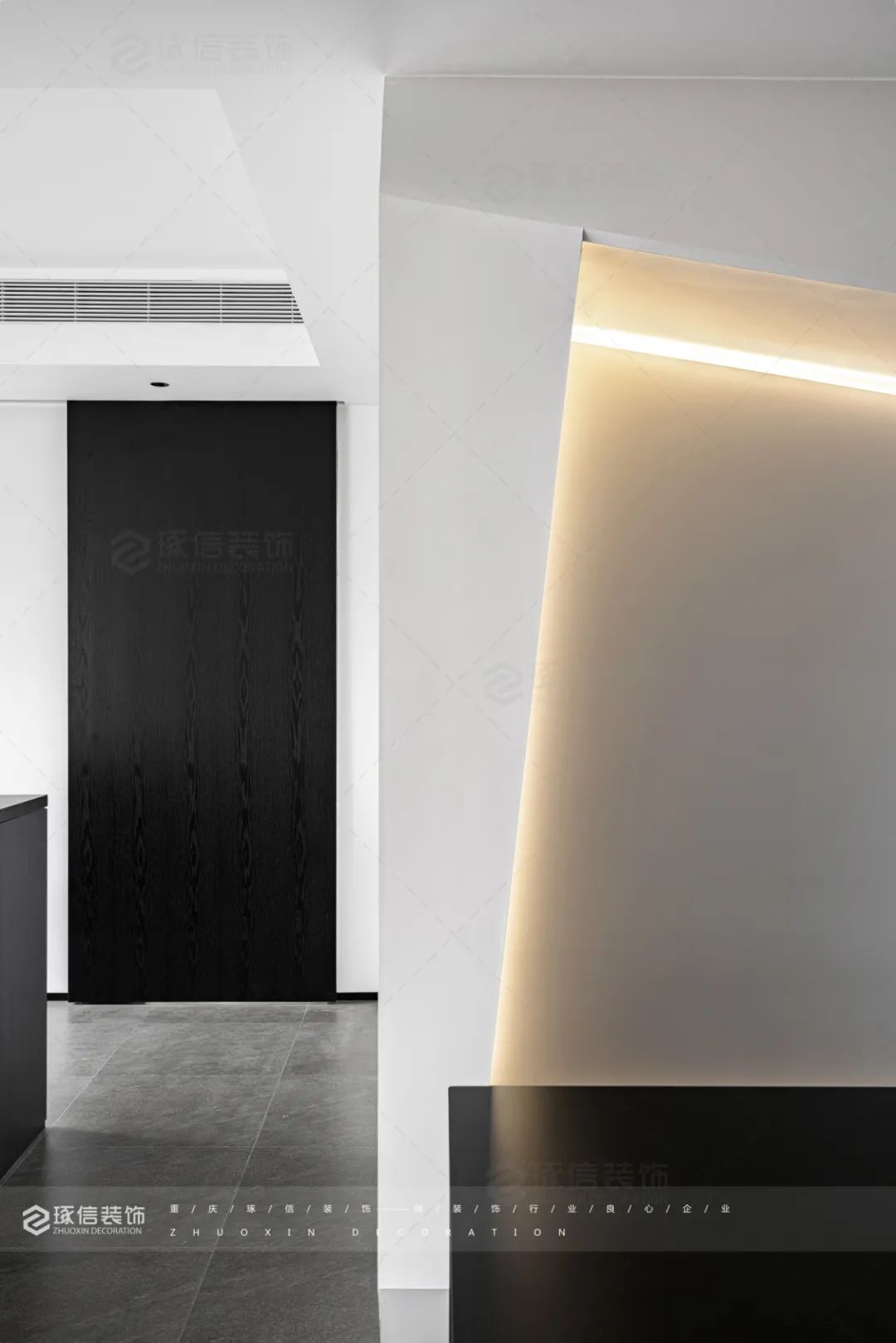 绿地樱园现代极简风住宅设计丨中国重庆丨重庆琢信装饰有限公司-30