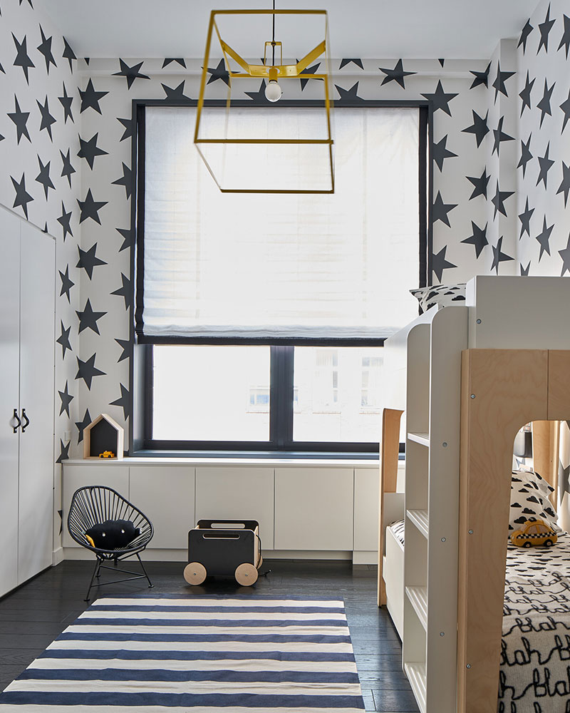 纽约时尚黑白家居，年轻家庭的温馨之作-31