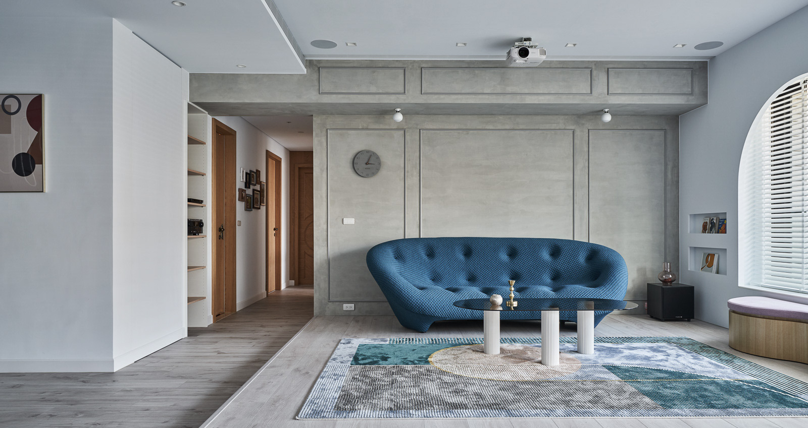 好室设计 蓝白配色，打造清爽舒适的住宅-10